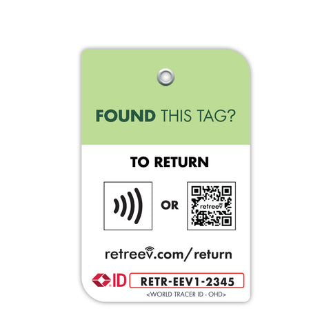 Green Combo - 2 x Green Originals Retreev Smart Tags & 9 x Smart Stickers Green Combo - 2 x Green Originals Retreev Smart Tags & 9 x Smart Stickers