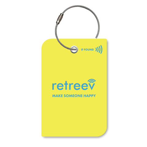 Yellow Combo Pack - 2 x Yellow Originals Retreev Smart Tags & 9 x Smart Stickers Yellow Combo Pack - 2 x Yellow Originals Retreev Smart Tags & 9 x Smart Stickers
