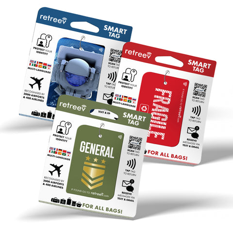 Retreev Smart Tag Bundle Pack - Buy all 3 for the price of 2!