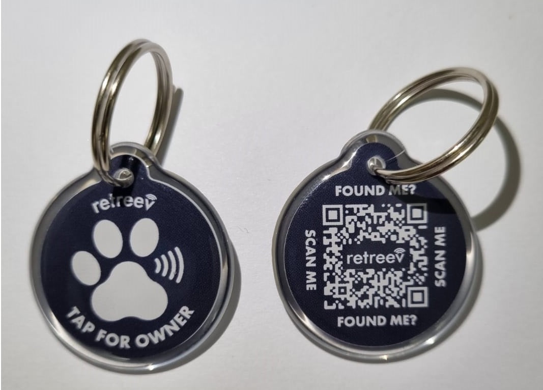 Smart Dog Tag - BLUE  - Pre-Order NOW