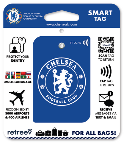 Chelsea FC - retreev SMART Tag - © Official Licensed Product of Chelsea FC