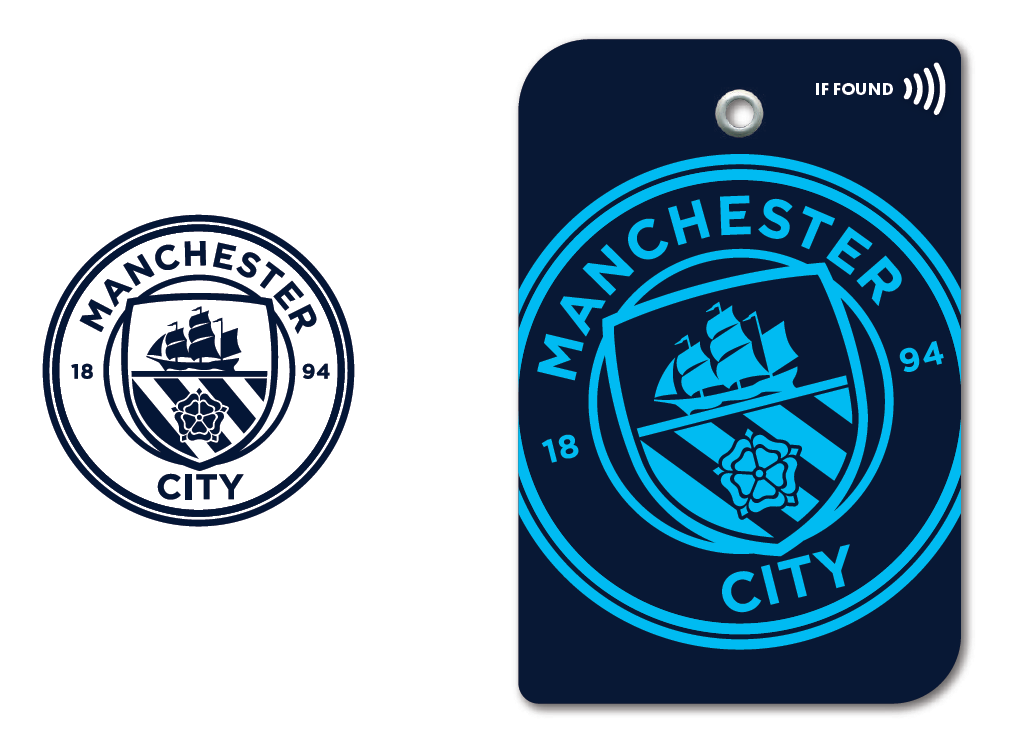 Manchester City FC - retreev SMART Tag - © Official Manchester City FC Licensed Product