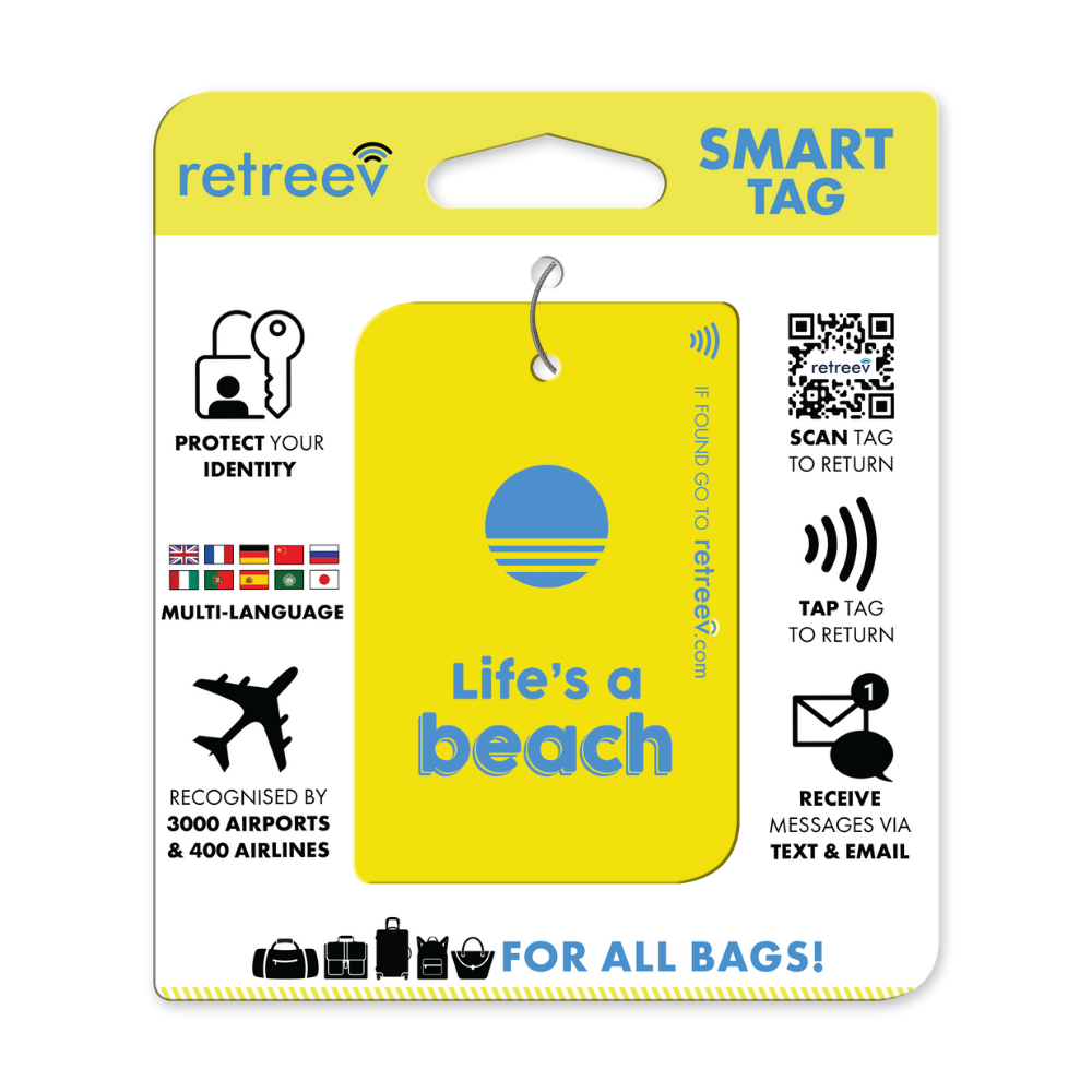 retreev SMART Tag - Life's a Beach